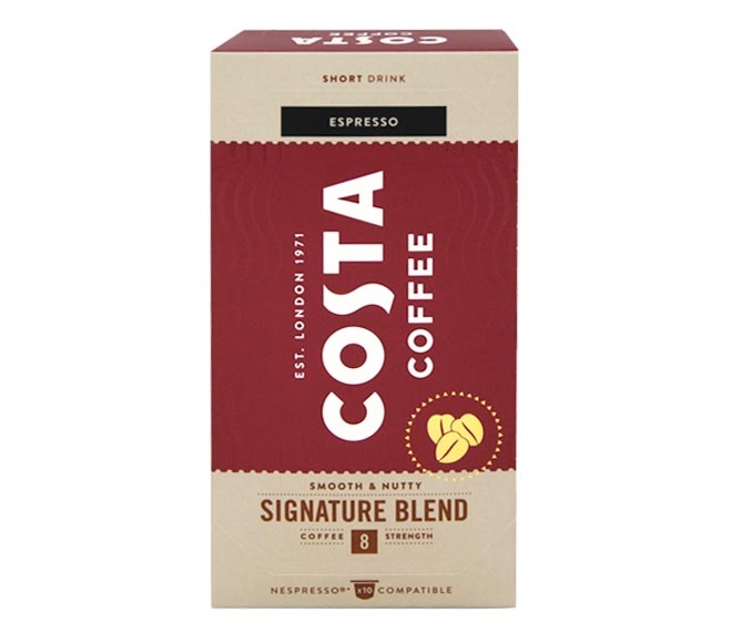COSTA COFFEE espresso SIGNATURE BLEND 57g – (10 caps – intensity 8)