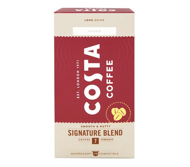 COSTA COFFEE lungo SIGNATURE BLEND 57g – (10 caps – intensity 7)