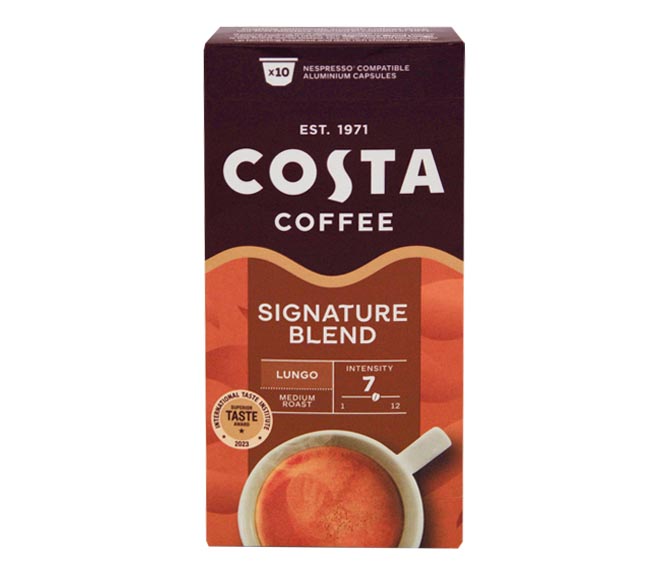 COSTA COFFEE lungo SIGNATURE BLEND 57g – (10 caps – intensity 7)