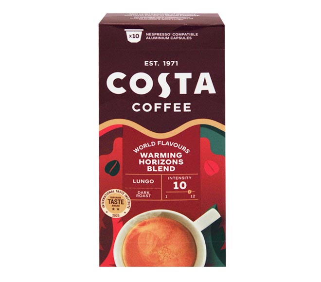 COSTA COFFEE lungo THE WARMING BLEND 57g – (10 caps – intensity 10)