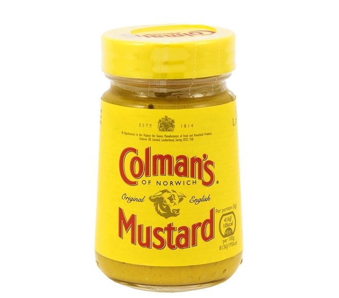 mustard COLMANS original English 170g