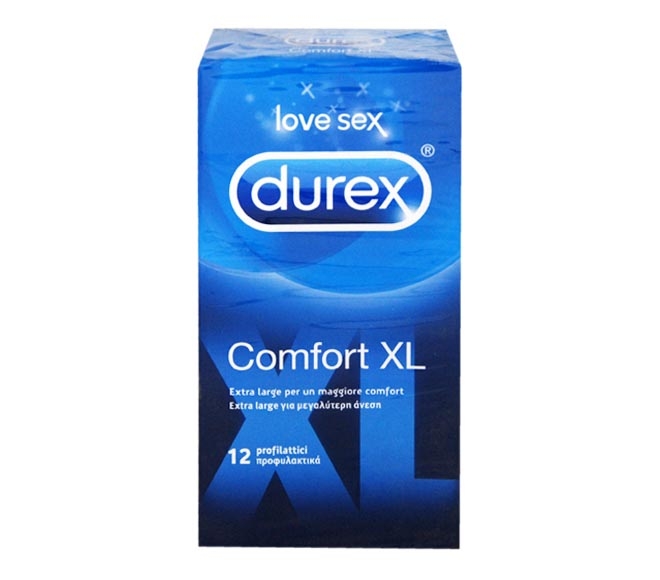DUREX Condoms COMFORT XL x12pcs