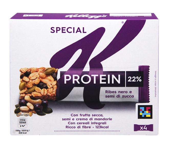 KELLOGGS bars Special K Protein with almond butter 4x28g – Fruit & Nuts