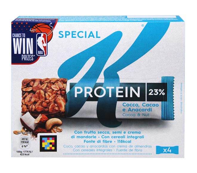 KELLOGGS bars Special K Protein with almond butter 4x28g – Cocoa & Nuts