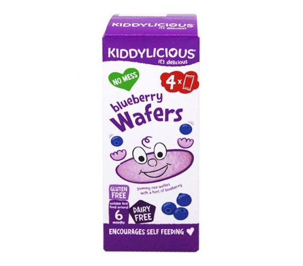 Kiddylicious Wafers Blueberry 4x4g Cheap Basket