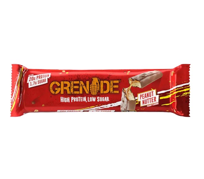 GRENADE bar 60g – Peanut Nutter