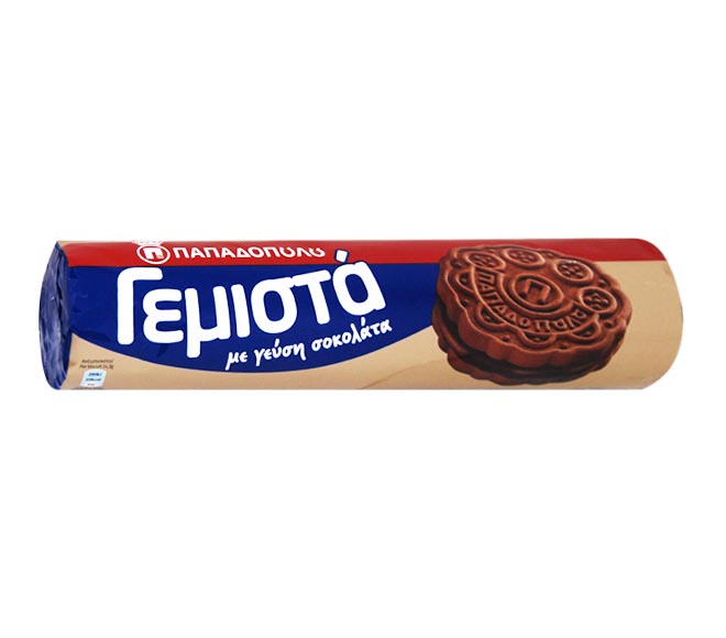 PAPADOPOULOS sandwich biscuits 200g – chocolate cream filling