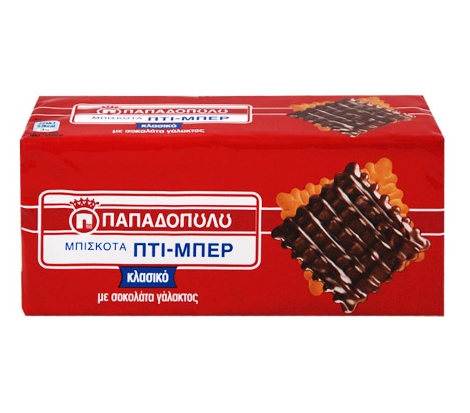 PAPADOPOULOS Biscuits petit- beurre with milk chocolate 200g