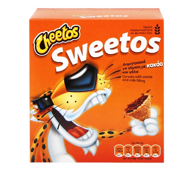 CHEETOS Sweetos cereals with cocoa & milk filling 5x25g