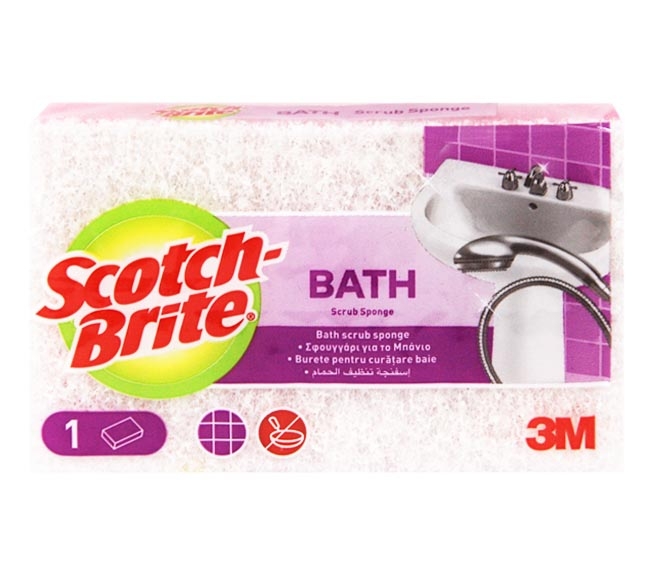 SCOTCH-BRITE bath scrub sponge 1pcs