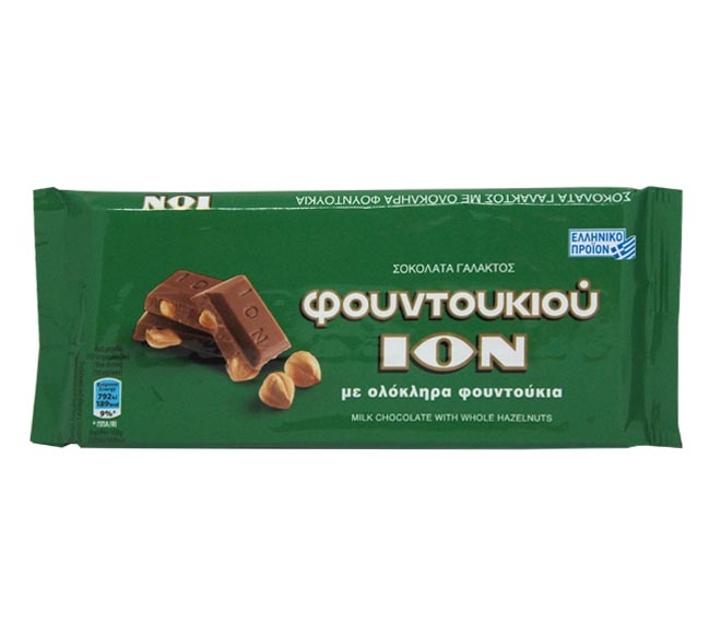 ION milk chocolate 100g – whole hazelnuts