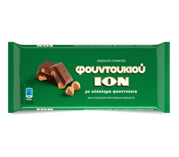 ION milk chocolate 100g - whole hazelnuts