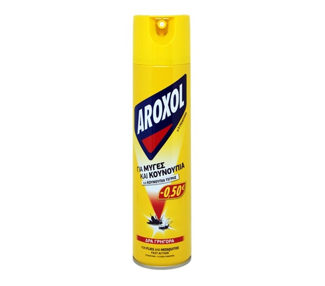 Insecticide AROXOL spray for flies & mosquitos 400ml (€0.50 LESS)