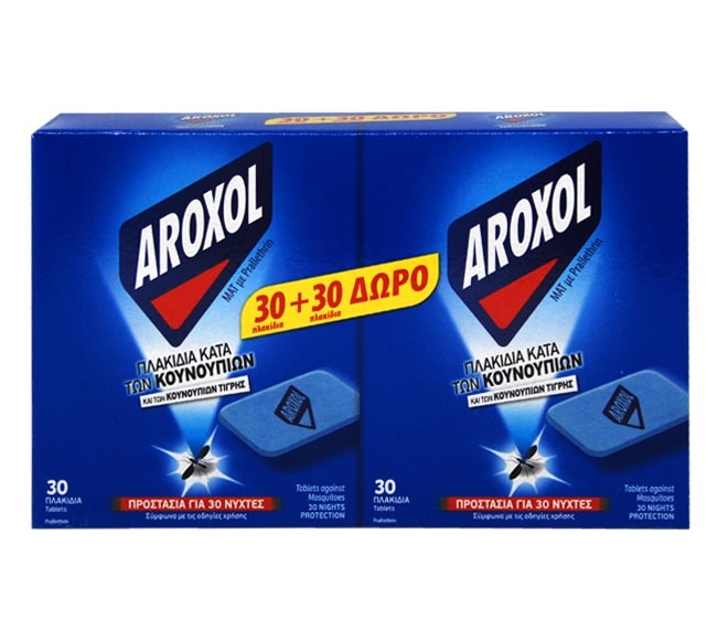diffuser AROXOL Mat 30 Tablets + 30 FREE