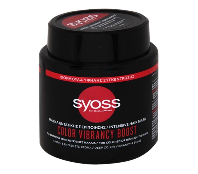 SYOSS Mask Color Vibrancy Boost for colored or highlighted hair 500ml