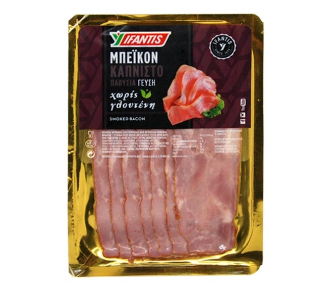 IFANTIS Smoked Streaky Bacon slices 120g – Gluten Free