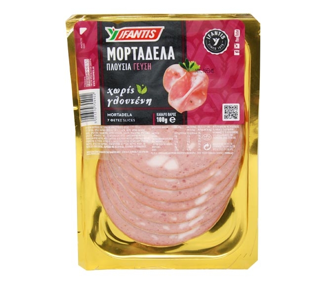 IFANTIS Mortadela slices 100g – Gluten Free