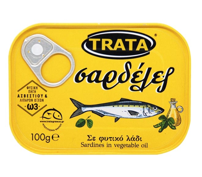 TRATA sardines in vegetable oil 100g