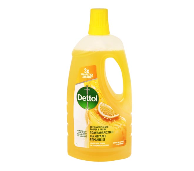 DETTOL Power & Fresh antibacterial 1L – Sparkling Lemon & Lime Burst