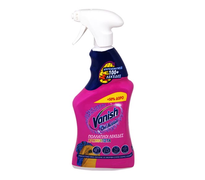 VANISH Oxi Action spray 750ml (+50% FREE) – Color