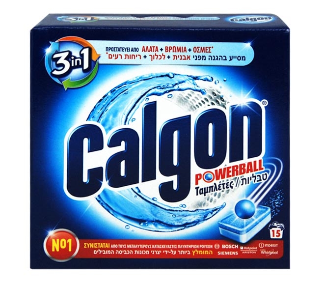 CALGON 3in1 Powerball limescale remover 15 tablets 195g