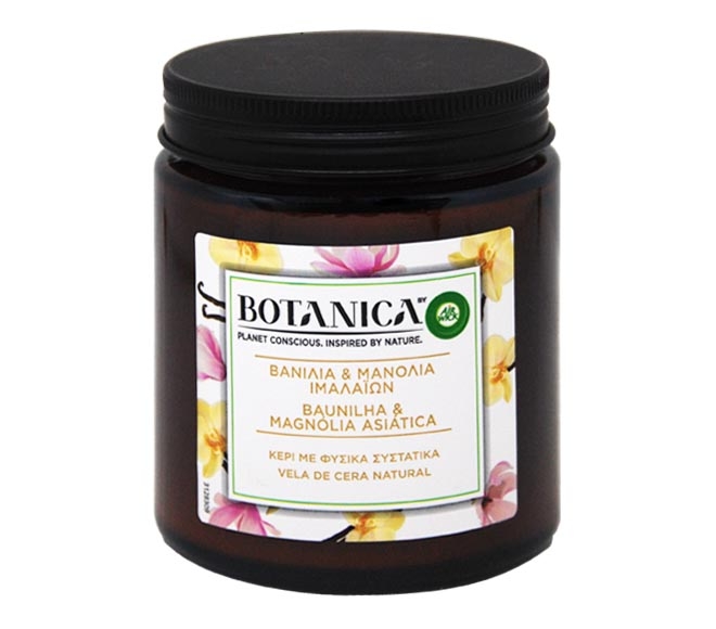 AIR WICK BOTANICA candle 205g – Vanilla & himalayan magnolia