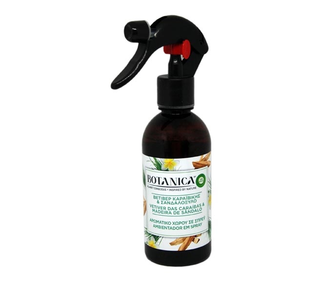 AIR WICK BOTANICA spray 236ml – Caribbean Vetiver & Sandalwood