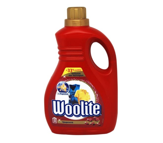 WOOLITE Coloured liquid 33 washes 2L (+33% FREE)