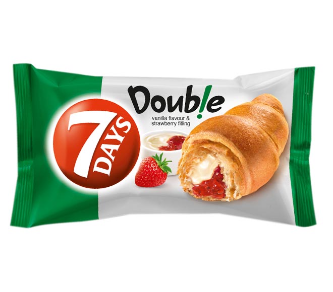 7DAYS croissant Double Vanilla & strawberry filling 80g