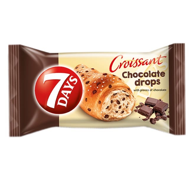 7DAYS Croissant with chocolate drops 70g