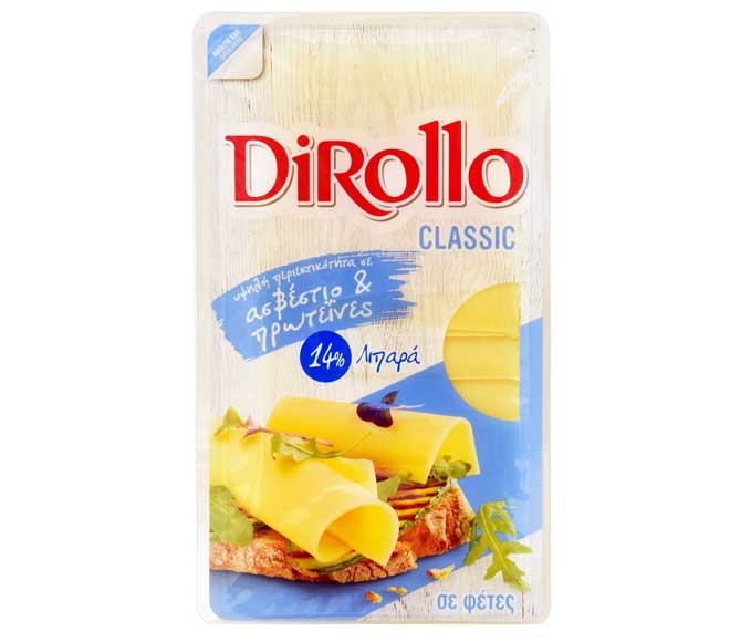 cheese DIROLLO Classic slices 14% 175g