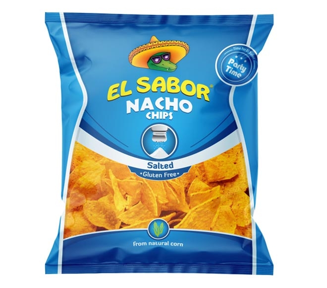 EL SABOR nacho chips 225g – Salted (gluten free)