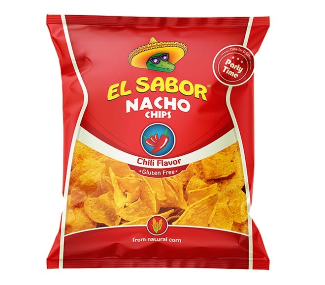EL SABOR nacho chips 225g – Chili Flavor (gluten free)