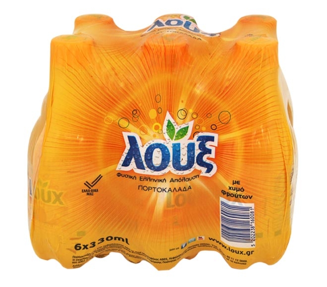 pet LOUX orange juice drink 6x330ml