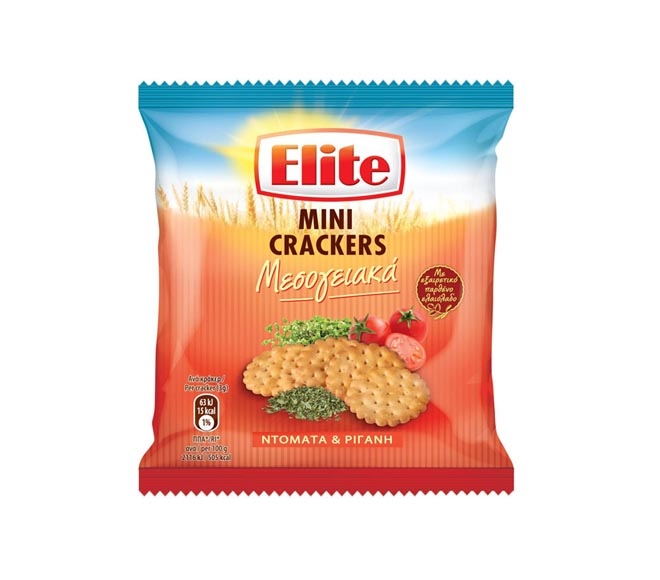 ELITE crackers 50g – Tomato & Oregano