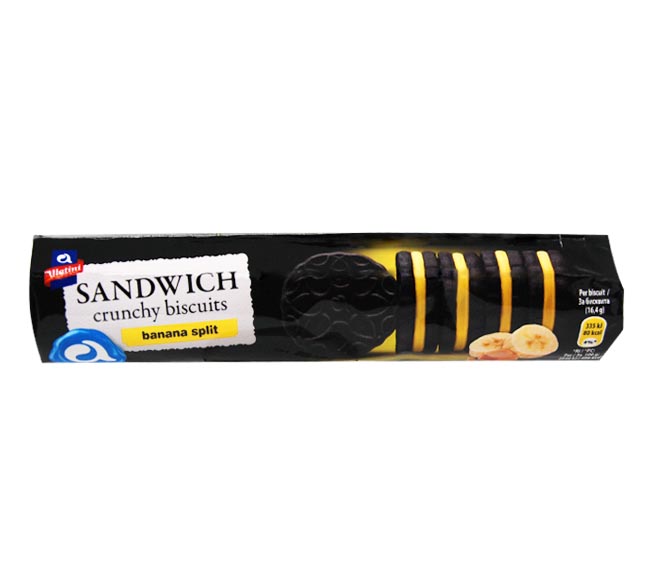 ALLATINI sandwich crunchy biscuits 230g – banana split