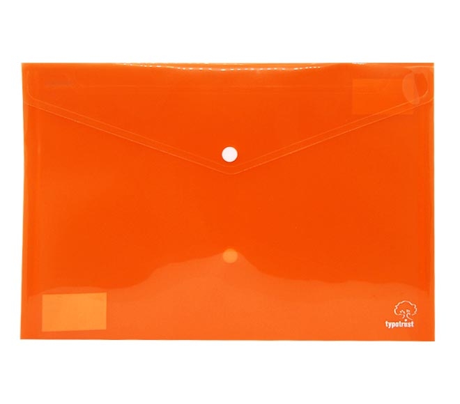TYPOTRUST folder with button A4 (orange)