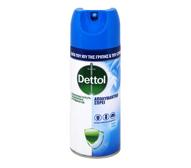 DETTOL All in One disinfectant spray 400ml –  Crisp Linen