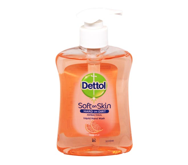 DETTOL Liquid handsoap antibacterial pump 250ml – grapefruit