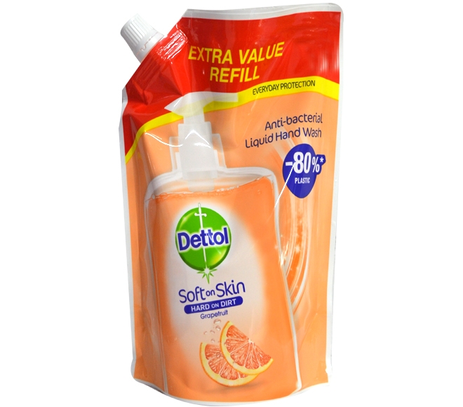 DETTOL Liquid handsoap antibacterial refill 500ml – grapefruit (EXTRA VALUE)