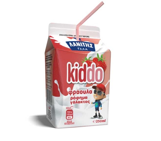 LANITIS kiddo strawberry milk 250ml