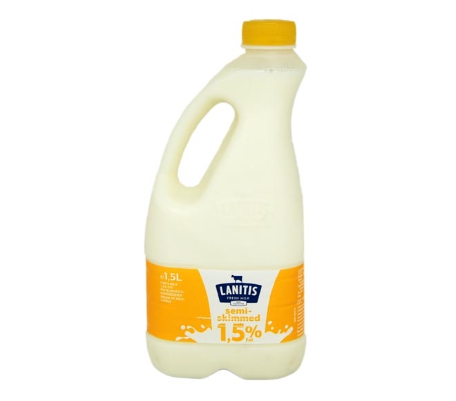 LANITIS milk semi skimmed 1.5% 1L