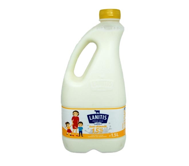 LANITIS milk semi skimmed 1.5% 1.5L