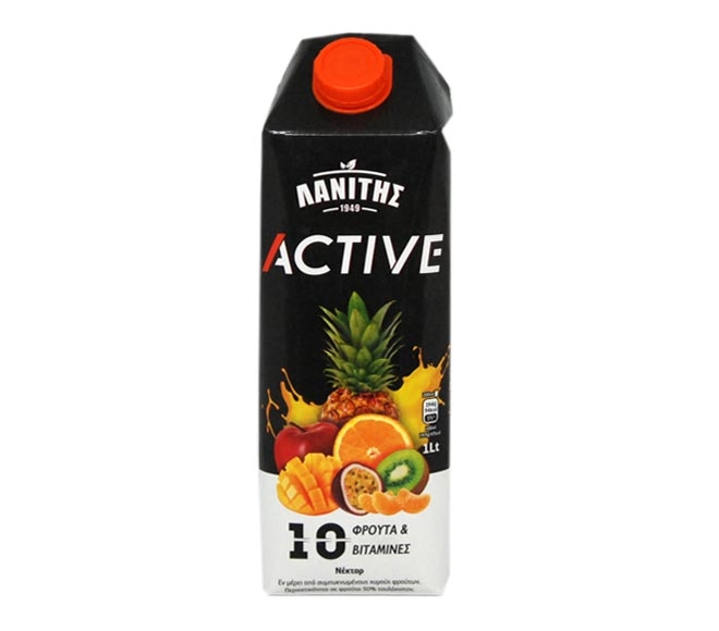 LANITIS juice active NECTAR 10 fruits & vitamins 1L