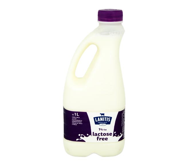 LANITIS milk lactose free 1% 1L