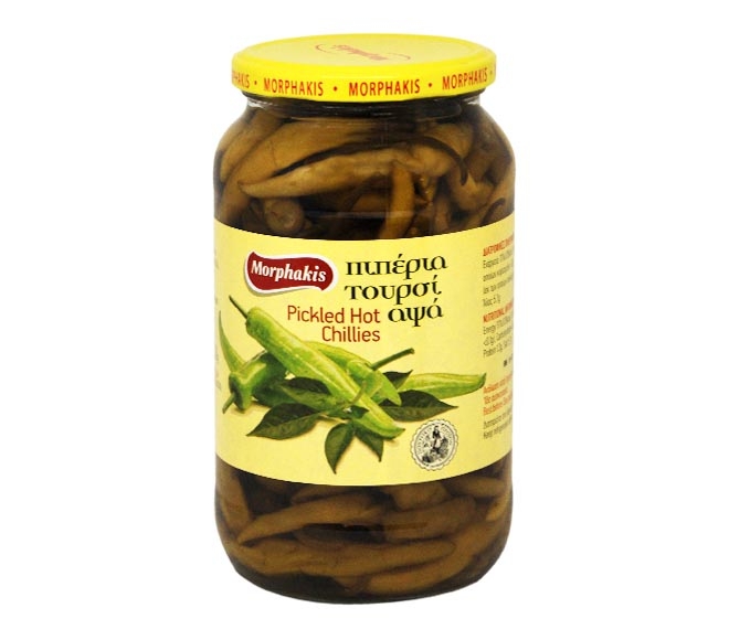 MORPHAKIS pickled hot chillies 1kg