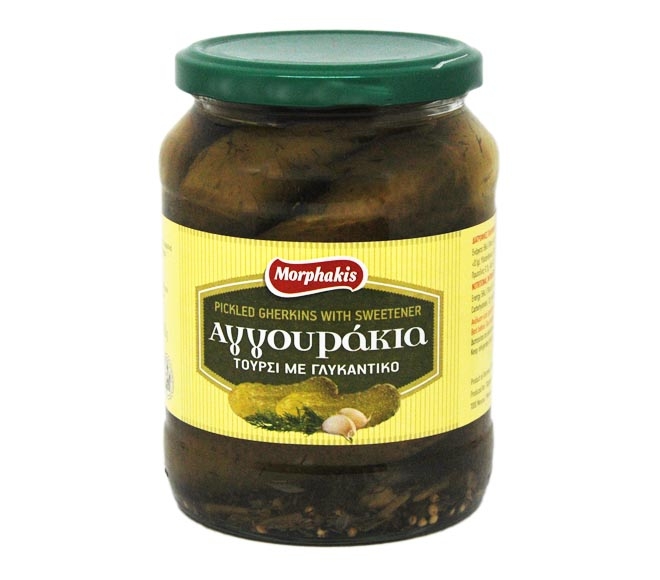 MORPHAKIS pickled gherkins 670g