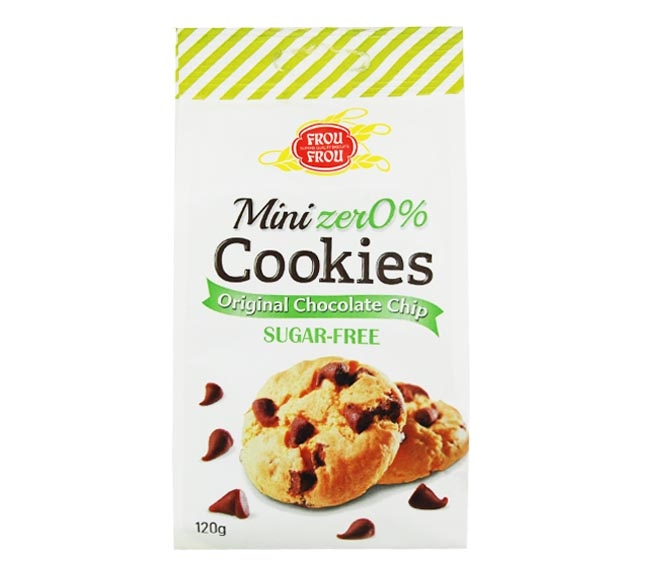 FROU FROU Mini Cookies zero 0% 120g – chocolate chip