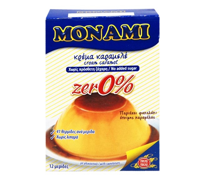 cream caramel MONAMI zer0% 110g