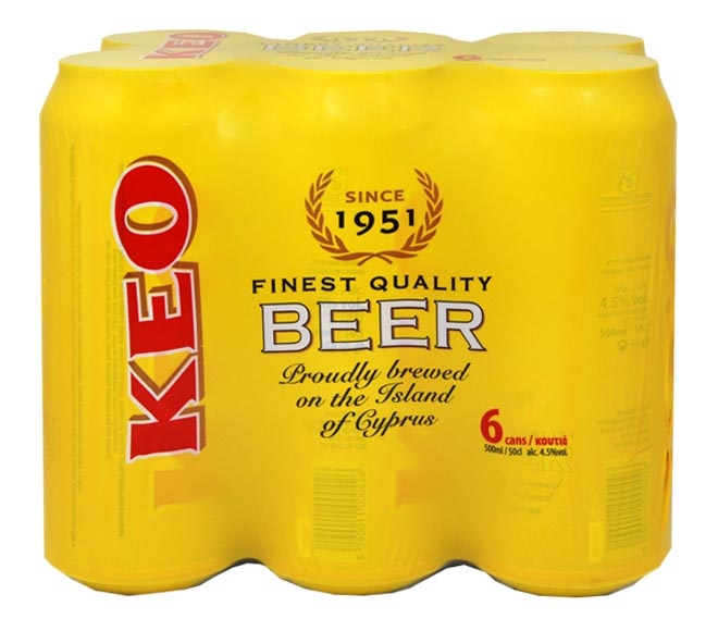 KEO beer 6x500ml